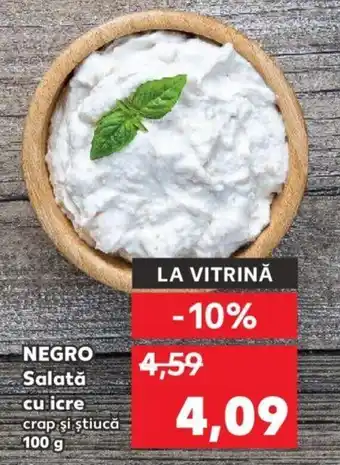 Kaufland Negro salată cu icre crap și știucă 100g Ofertă