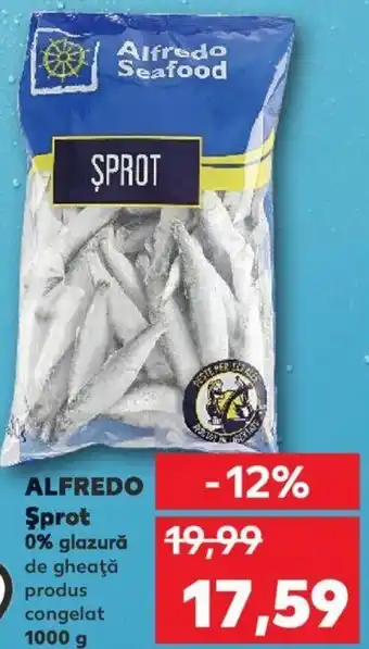 Kaufland Alfredo sprot % glazură de gheață produs congelat 1000g Ofertă