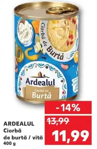 Kaufland Ardealul ciorbă de burtă / vită 400g Ofertă