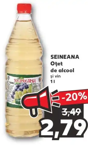 Kaufland Seineana oțet de alcool și vin 1l Ofertă