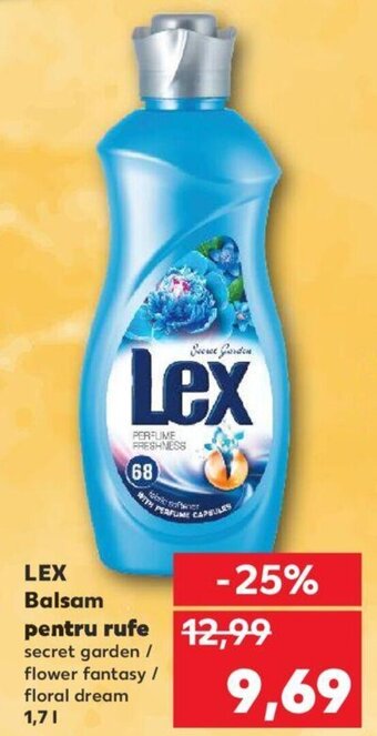 Lex balsam pentru rufe secret garden / flower fantasy / floral dream 1.7l
