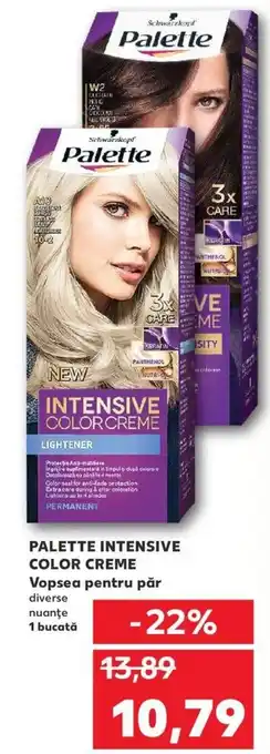 Kaufland Schwarzkopf palette intensive color creme vopsea pentru păr diverse nuanțe 1 bucată Ofertă