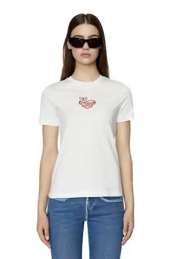 T-shirt with diesel radio logos