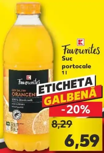 Kaufland Kaufland favourites suc portocale 1l Ofertă