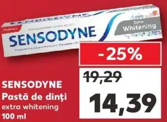 Kaufland Sensodyne pastă de dinți extra whitening 100ml Ofertă