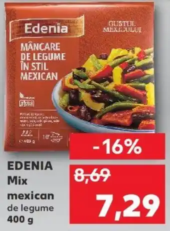 Kaufland Edenia mix mexican de legume 400g Ofertă