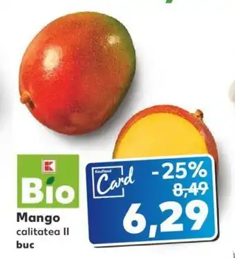 Kaufland Kaufland bio mango calitatea II buc Ofertă