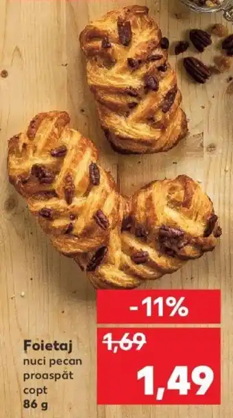 Foietaj nuci pecan proaspăt copt 86g