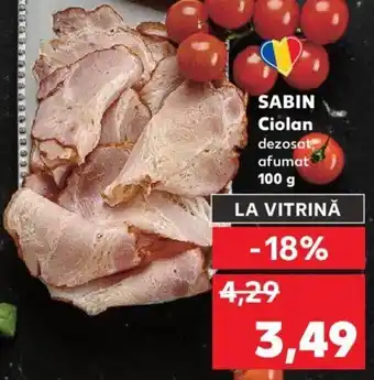 Sabin ciolan dezosat afumat 100g