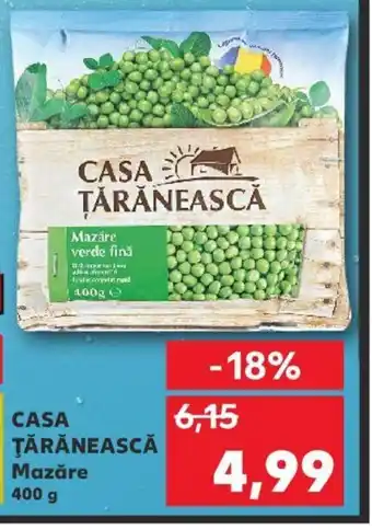 Kaufland Casa țărănească mazăre 400g Ofertă