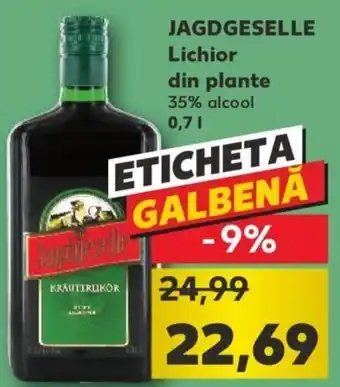 Jadgeselle lichior din plante 35% 0.7l