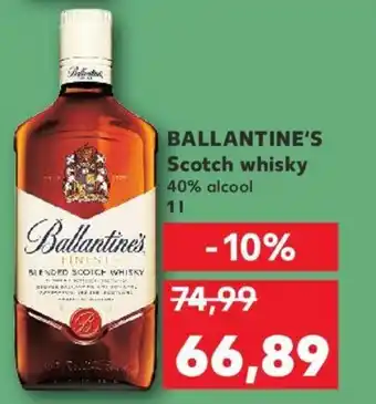 Kaufland Ballentine's scotch whisky 40% 1l Ofertă