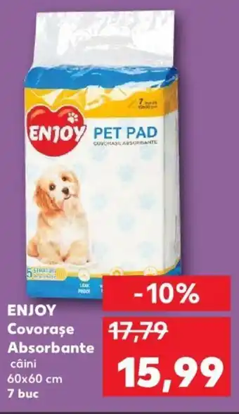 Kaufland Enjoy covorașe absorbante câini 60x60 cm 7 buc Ofertă