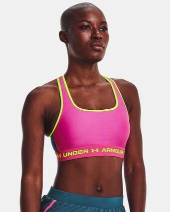 Under Armour Women's armour® mid crossback sports bra Ofertă