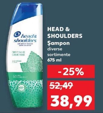 Kaufland Head & shoulders șampon 675ml Ofertă