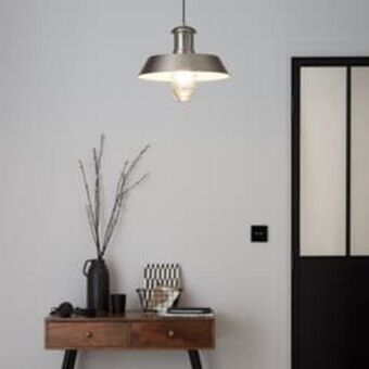 Brico Depôt Pendul, argintiu, 1 x 40 w • goodhome genly Ofertă