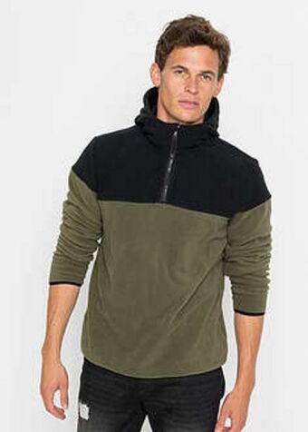 Bonprix Bluză fleece-polar cu glugă Ofertă