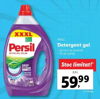 Lidl Persil detergent gel 3.5l Ofertă