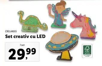 Lidl Crelando set creativ cu led 1 set Ofertă