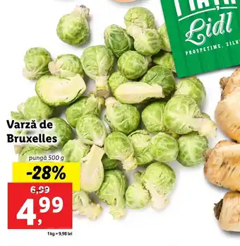 Lidl Lidl piața varză de bruxelles pungă 500g Ofertă