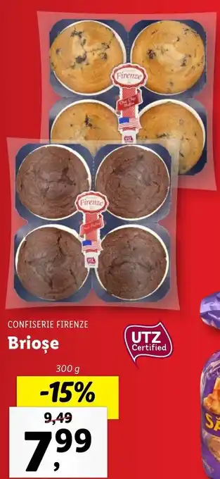 Lidl Confiserie firenze brioșe 300g Ofertă