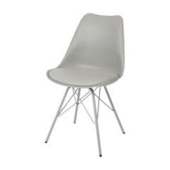 Brico Depôt Scaun bucatarie, gri deschis, otel, 84 x 48 cm • goodhome marula Ofertă