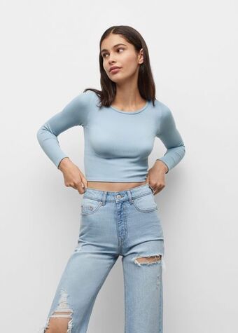 Tricou cropped reiat