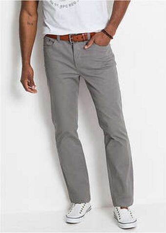 Pantaloni classic fit cu stretch, drepţi