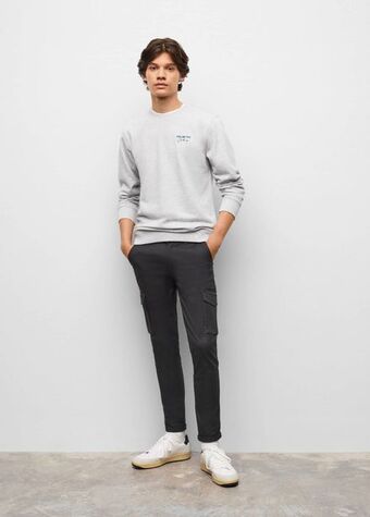 Pantaloni cargo din bumbac