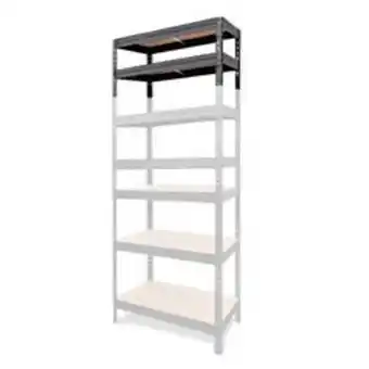 Brico Depôt Extensie raft metalic, 2 polite, negru, 97 x 46 x 60 cm • goodhome rivet Ofertă