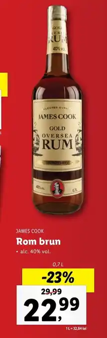 Lidl James cook rom brum 0.7l Ofertă