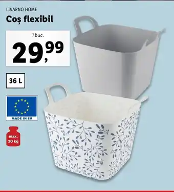 Lidl Livarno home coș flexibil 36l 1 buc Ofertă