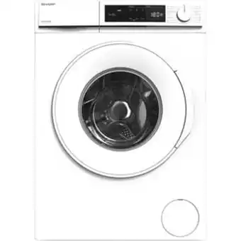 Masina de spalat rufe frontala sharp es-nfa814bwna-ee, allergysmart, 8 kg, 1400rpm, clasa a, alb