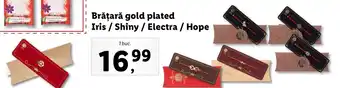Lidl Brățară gold plated 1 buc Ofertă