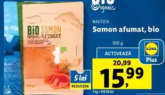 Nautica somon afumat bio 100g