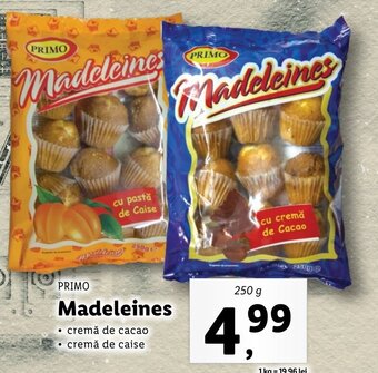 Lidl Primo madeleines 250g Ofertă