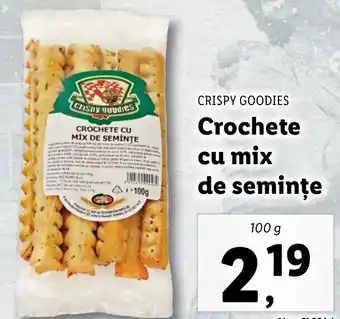 Lidl Crispy goodies crochte cu mix de semințe 100g Ofertă