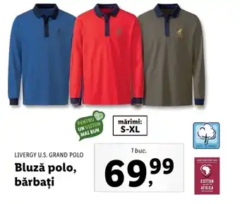Lidl Livergy u.s. grand polo bluză polo bărbați 1 buc Ofertă