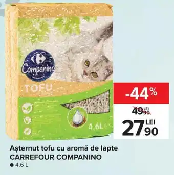 Carrefour Market Carrefour companino așternut tofu cu aromă de lapte 4.6l Ofertă
