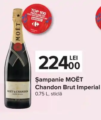Moët & Chandon brut imperial șampanie 0.75l