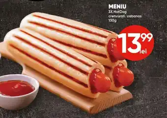 PROFI Fiigo cafe meniu 3x hotdog 130g Ofertă
