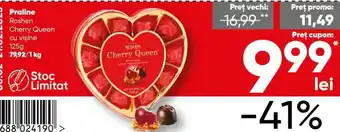 Roshen cherry queen cu vișine praline 125g