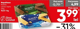 PROFI Roshen napolitane 216g Ofertă