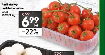 PROFI Roșii cherry cocktail on-vine 500g Ofertă
