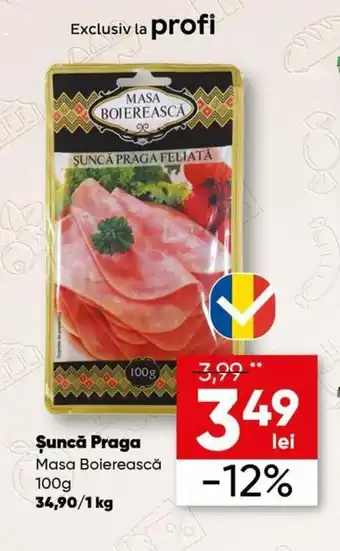 PROFI Masa boierească șuncă praga 100g Ofertă
