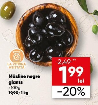 PROFI Măsline negre giants 100g Ofertă