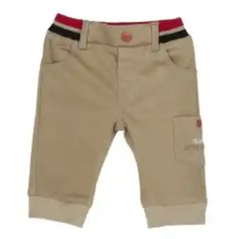 Pantaloni copii chicco, bej cu model, 08698-63mfco