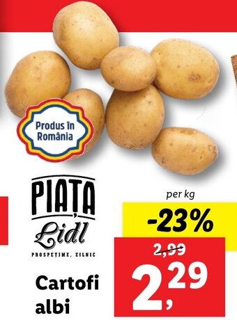 Lidl Cartofi albi 1kg Ofertă