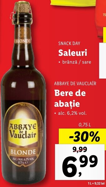 Abbaye De Vauclaîr Bere de abație 0,75l