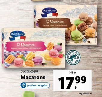 Lidl Duc de Coeur Macarons 148g Ofertă
